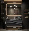 100Nature Marble Countertop & Ceramic Sink+Mirror