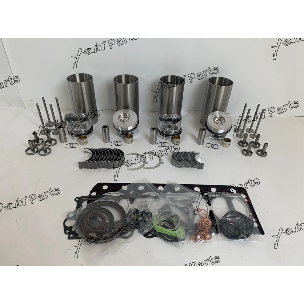 D3D Overhaul Kit With Piston Rings Liner Bearing Valves Gasket Kit for Volvo