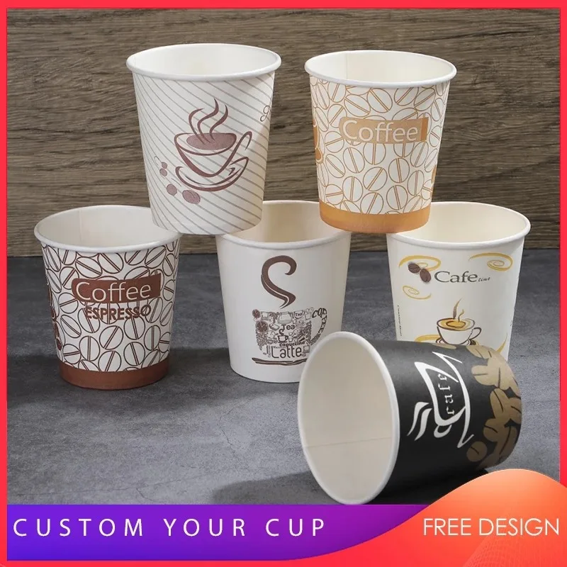Coffee To Go Cup Foil Stamping Paper Cups And Lid 32oz