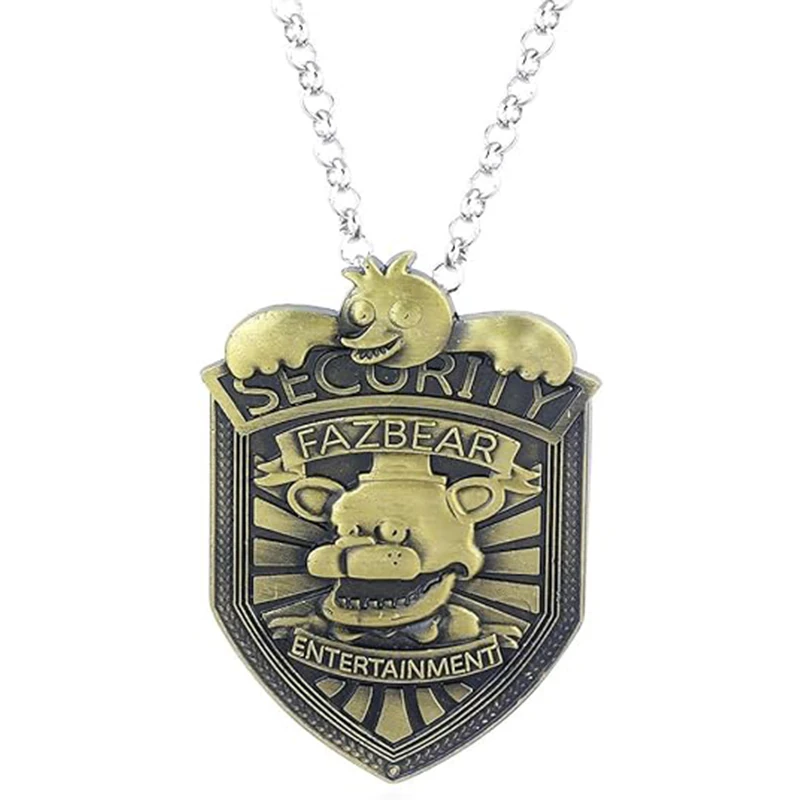 Fnaf Security Guard Badge Freddy Fazbear's Night Guard In Fnaf Costume Gifts For Kids Men Women