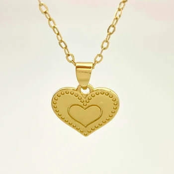 Heart Pendants For Couple Jewelry LOVE Charms For Necklace