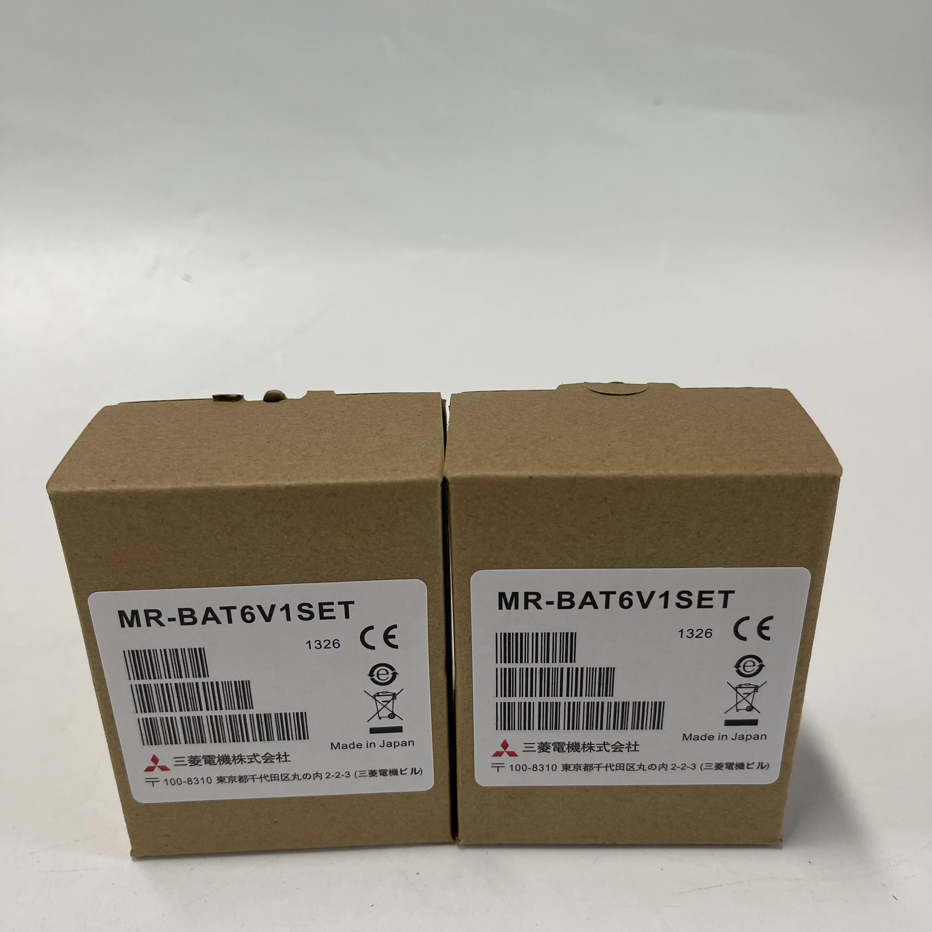 MITSUBISHI Servo Amplifier Backup Battery MR-BAT6V1SET MITSUBISHI Servo Amplifier Backup Battery MR-BAT6V1SET