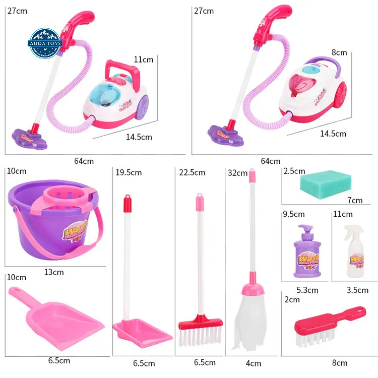 Лидер продаж модельный очиститель набор для игр пылесоса игрушка