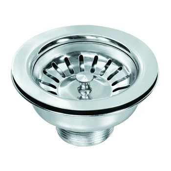 303B Stainless steel 304 washing bowl drainer  siphon  sink basket strainer kitchen sink strainer