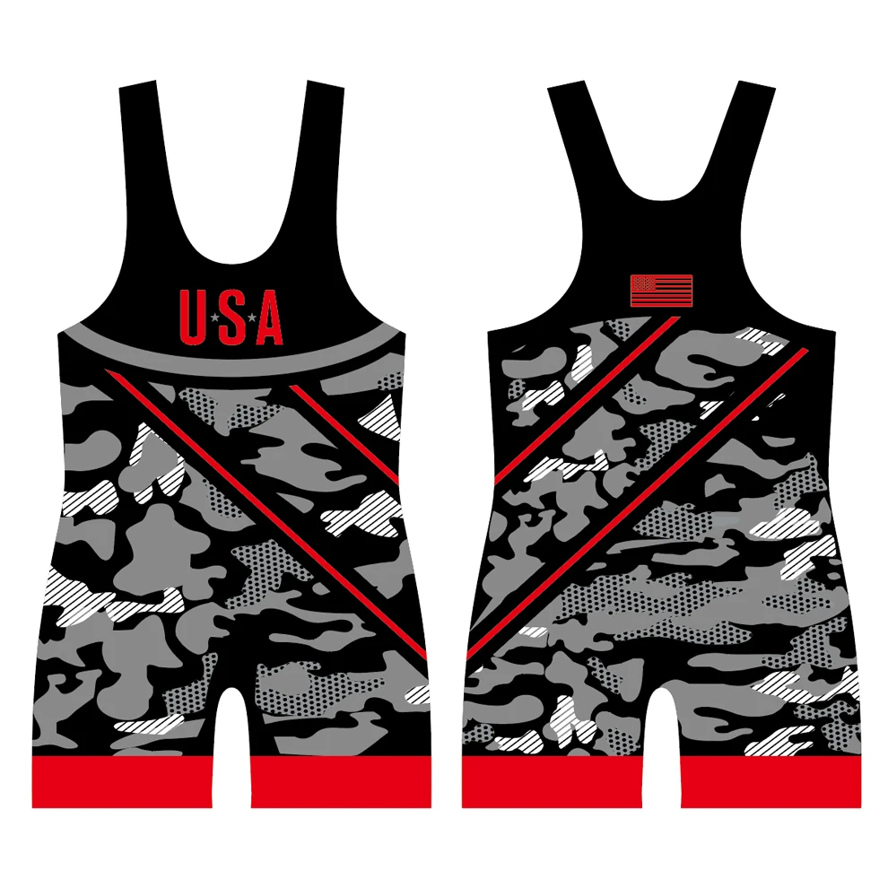 Custom Pro Polyester Wrestling Singlets