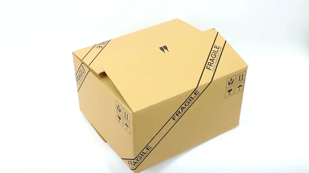 2023 Free Design Packaging Cartons Big Shipping Box Custom White