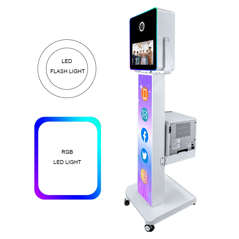 Dslr Camera Wedding Photo Booth Machine Portable Photo Booth Shell Touch Screen Selfie Photo Booth Kiosk