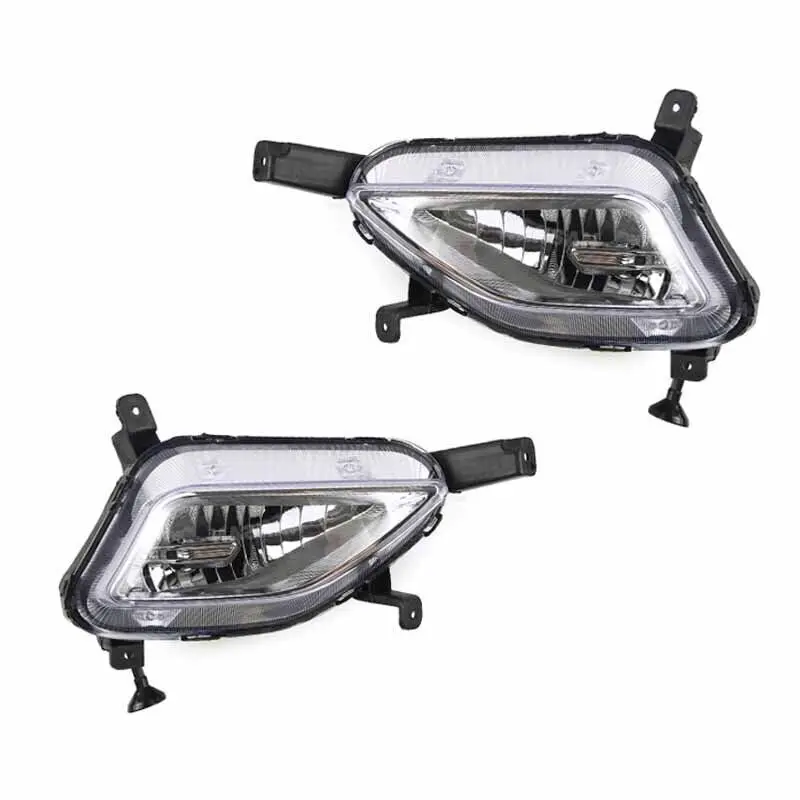 Pair Front Bumper Fog Light Driving Lamps For Hyundai Sonata 2015 2016 2017 car lamps