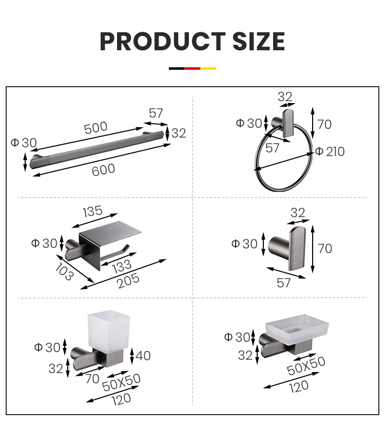 Empolo Chinese Kaiping Manufacturer High Quality Brass Home Decor Grey