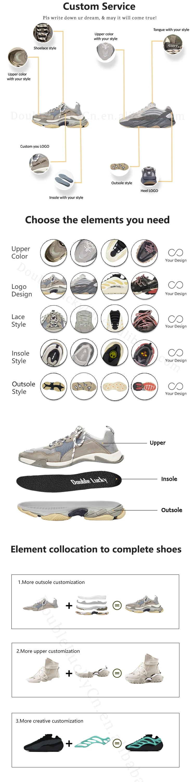 Double Lucky Suela Eva Outsole Eco Friendly Sport Outsole Custom Shoe