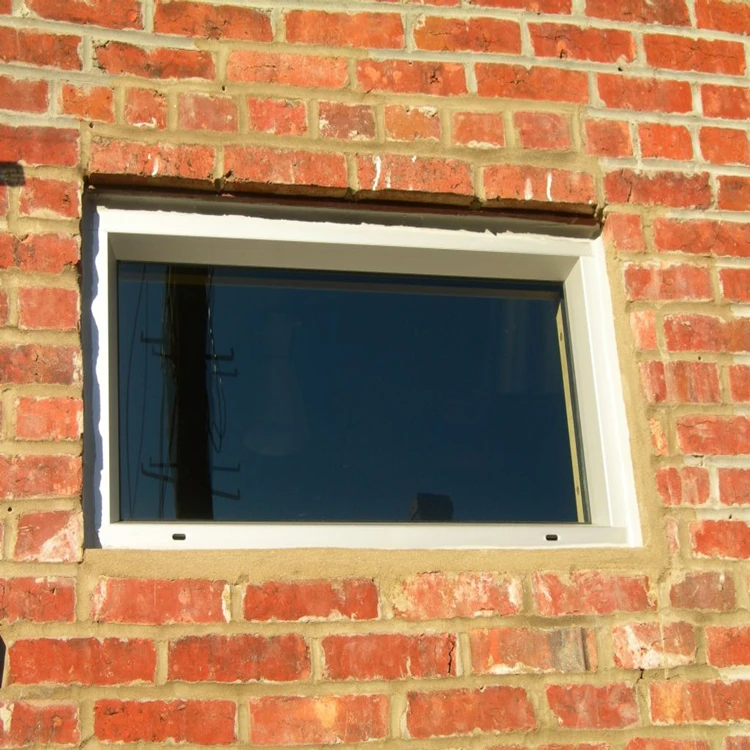 Подгонянный размер порошковое покрытие коммерческий алюминиевый сплав фиксированный закаленное стекло окна