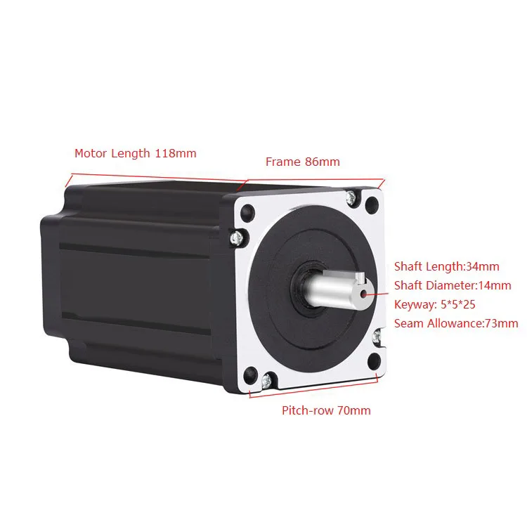Alibaba.com: Lunyee 86BYG350-118 3 Phase Nema 34 Stepper Motor with AC ...