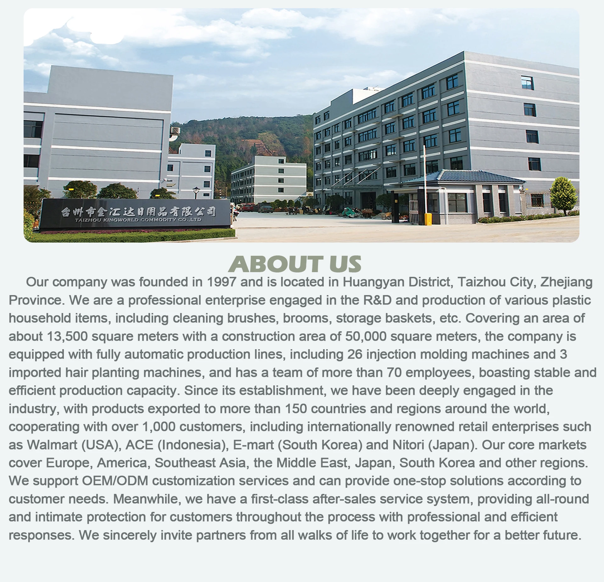 Taizhou Kworld Commodity Co., Ltd.
