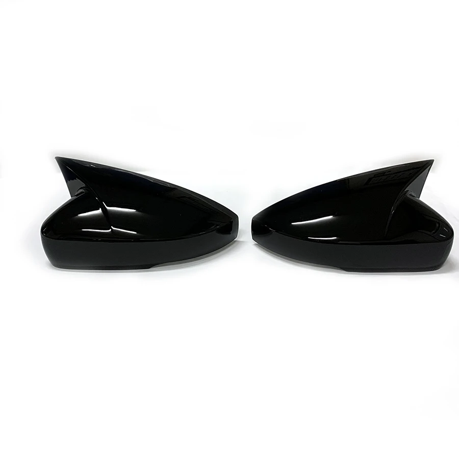 ABS Auto Reversing Mirror Cover Cow Horn Rearview Mirror Cover for Volkswagen VW Polo 2014 - 2018 2015 2016 2017 Car Spoiler