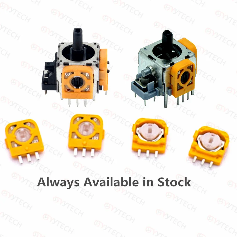 SYYTECH 3 Pin Sensors Module Joystick Potentiometer for PS4 3D Axis Analog Joystick Repair Game Accessories