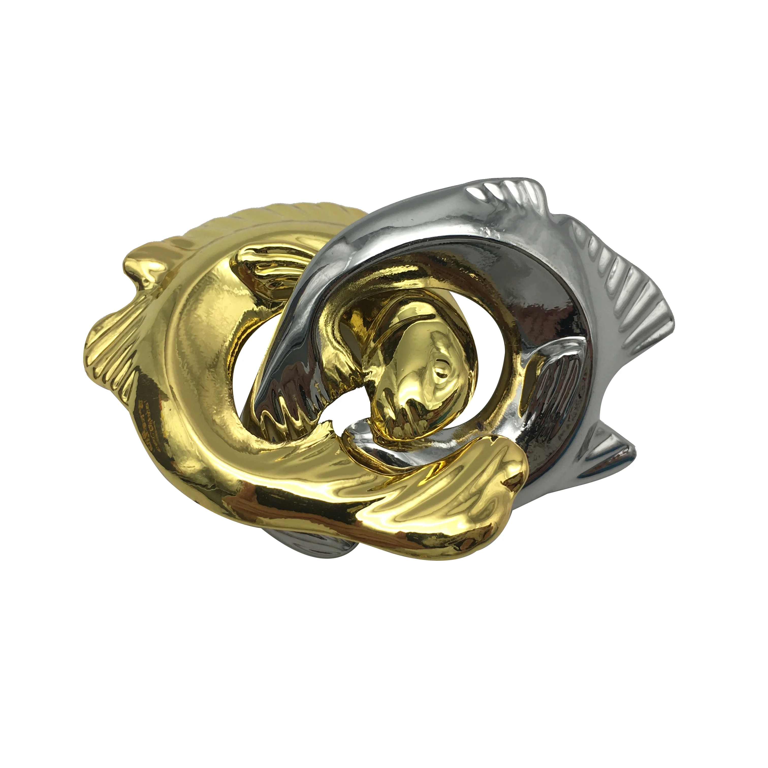 Metal 3d Puzzle Pieces Iron Puzzle Brain Teaser Gold Silver Bepuzzled Starfish Claw Seabream Shark Seahorse Cast Metal Puzzle