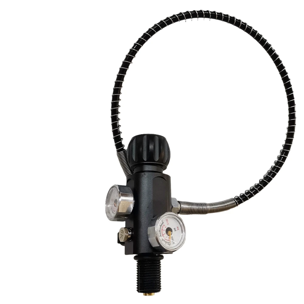 Details about   PCP Valve Black Airsoft Fill Adapter Scuba w/Hose Teflon Tube 36" HPA Tank US 