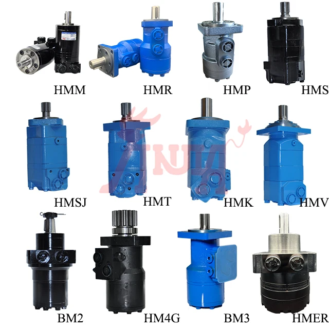 OMS series hydraulic motor, 100 cc/rev, straight keyed shaft 32 mm, SAE-A 4 holes mounting flange OMS100C hydraulic motor drill