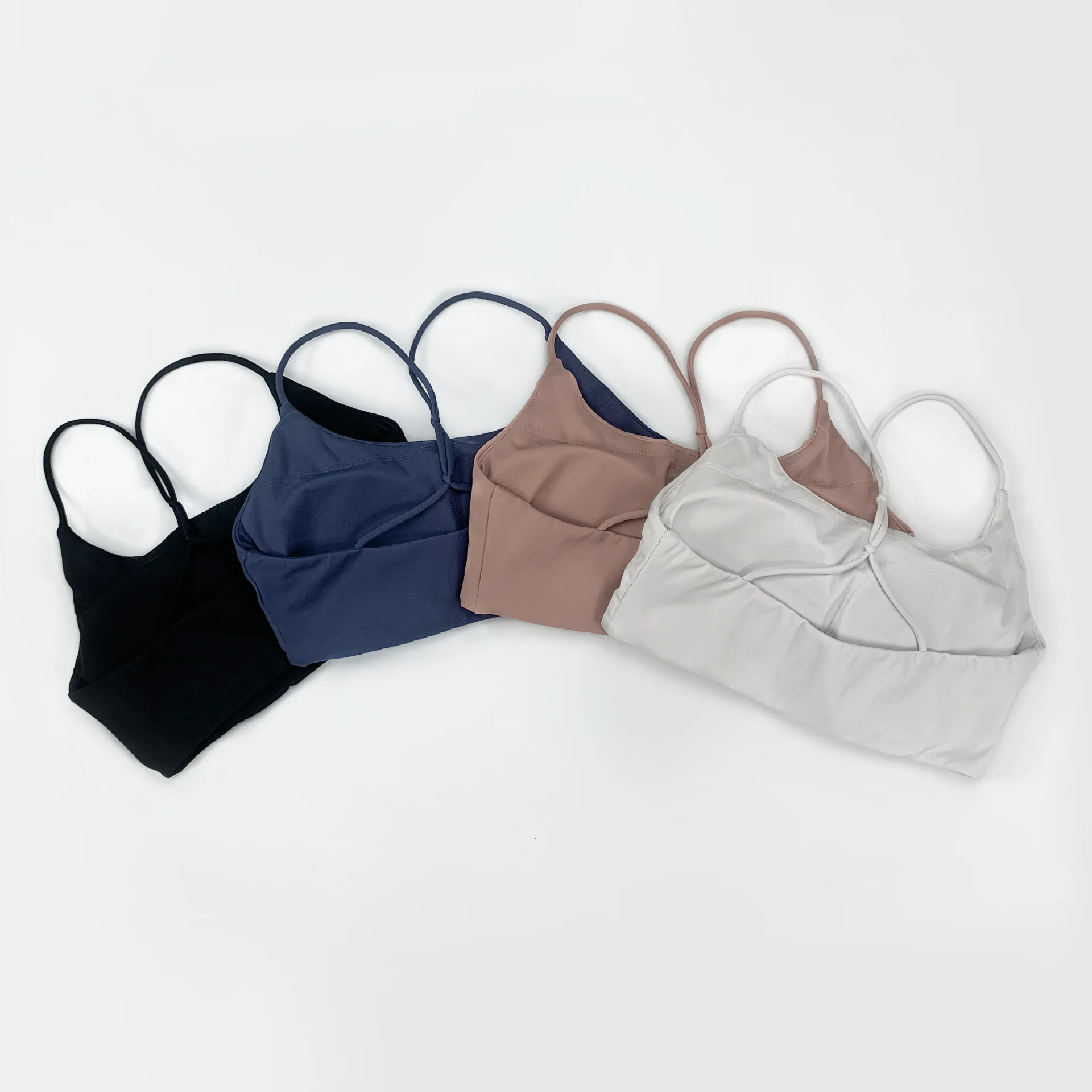 Women Soft Stretchy Comfort Supportive Thin Strip Active Dance Sports Bra|  Alibaba.com