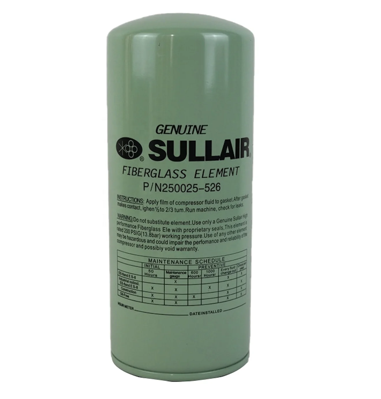 250025-526 Sullair Oil Filter OEM Equal 