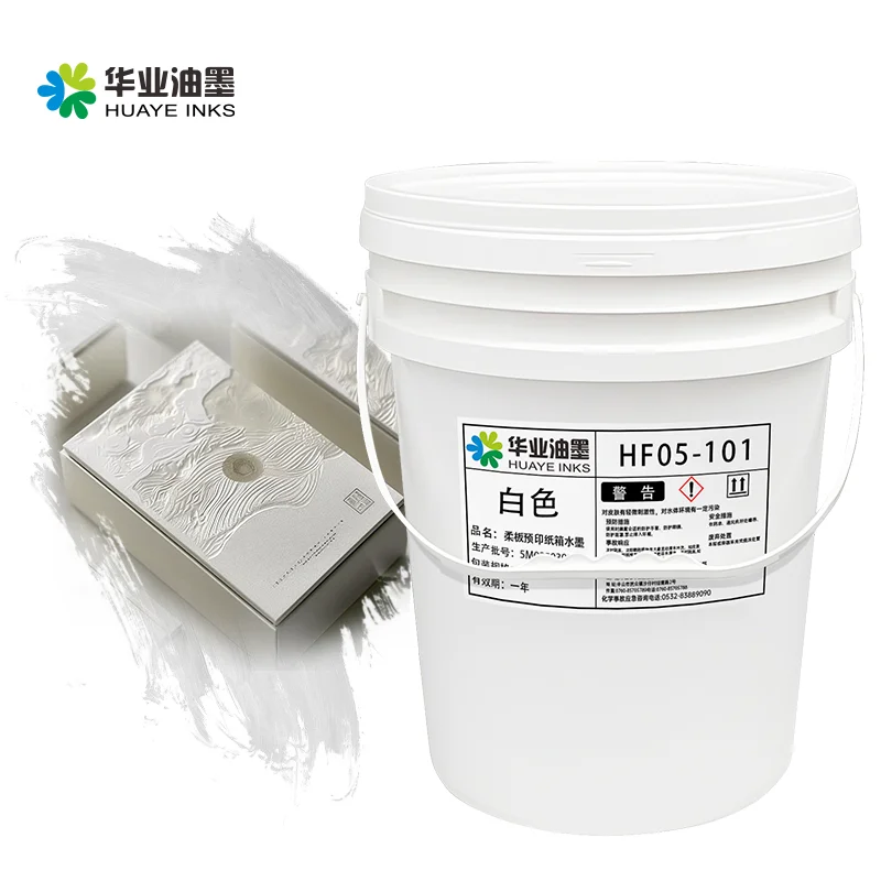 Water-based flexographic inks widely used in both light and heavy coated papers