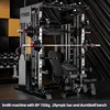 nero - Macchina Smith + BP 155 kg + bilanciere + panca