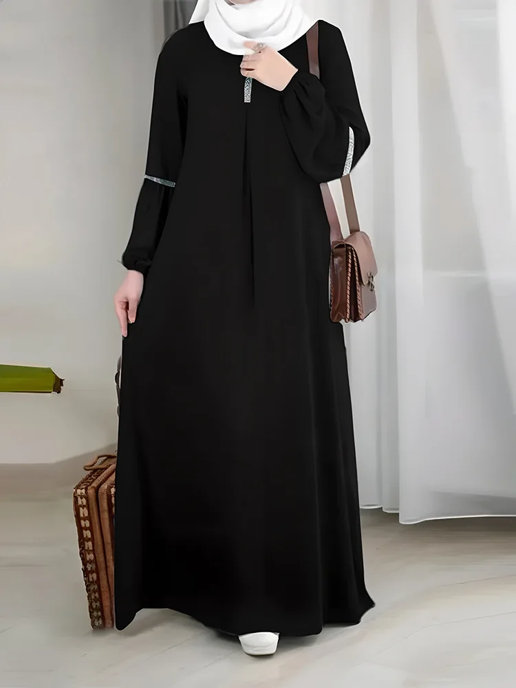 Wholesale Maxi Dress Ladies Muslim Modest Closed Abaya