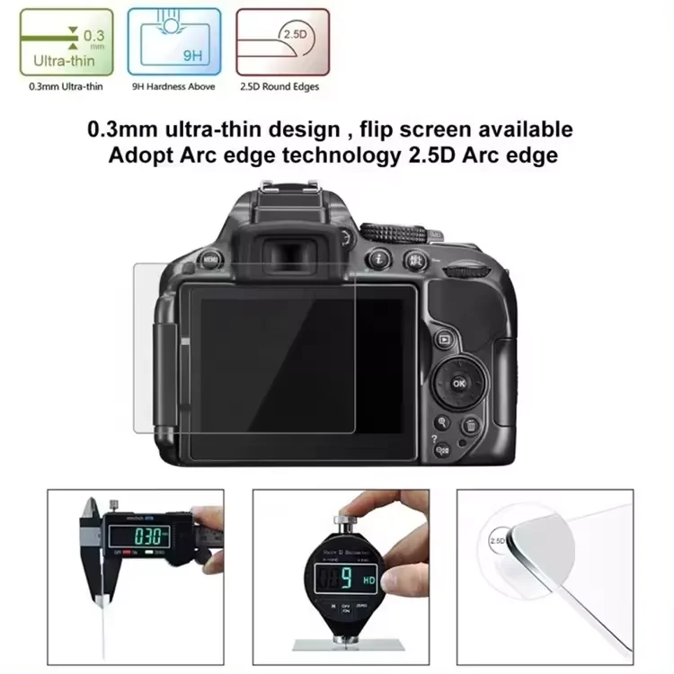 For Canon G7X Mark II G9X G9XII G7X G5X Digital Camera 9H Waterproof Anti-scratch Tempered Glass Screen Protector Film