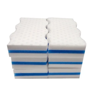 Factory Direct Supply Household Products Clean Magic Sponge Cleaning Hot Pressed Melamine Sponge with Pu Sponge