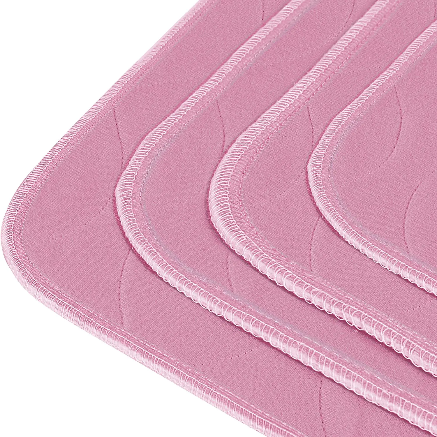 YK Home Multi-Size Super Absorbent Cotton Soft Breathable Washable Sustainable Reusable Underpads Pads For Adults