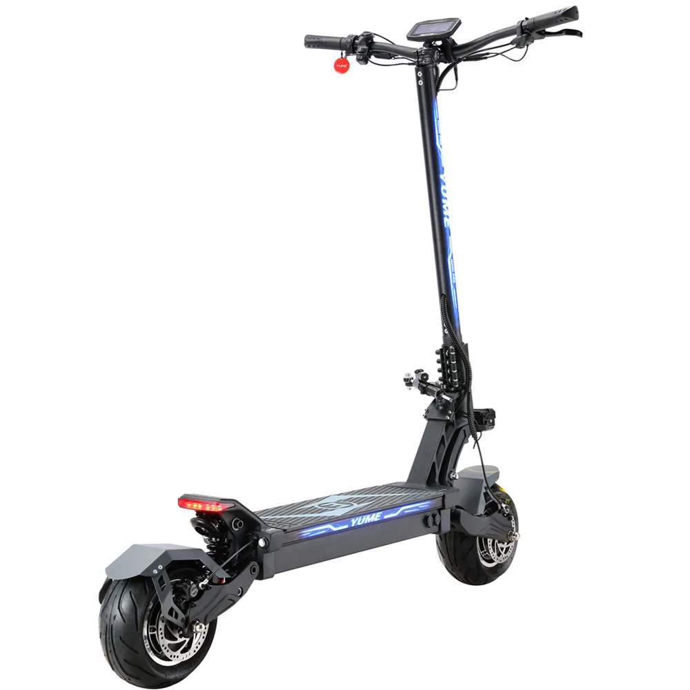 YUME Hawk Pro Powerful 60v 250w Dual Motor 10*4.5 Inch Fat Tire Electric Adult Scooter with Two Wheels From China