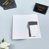 Folding card with cutting insert