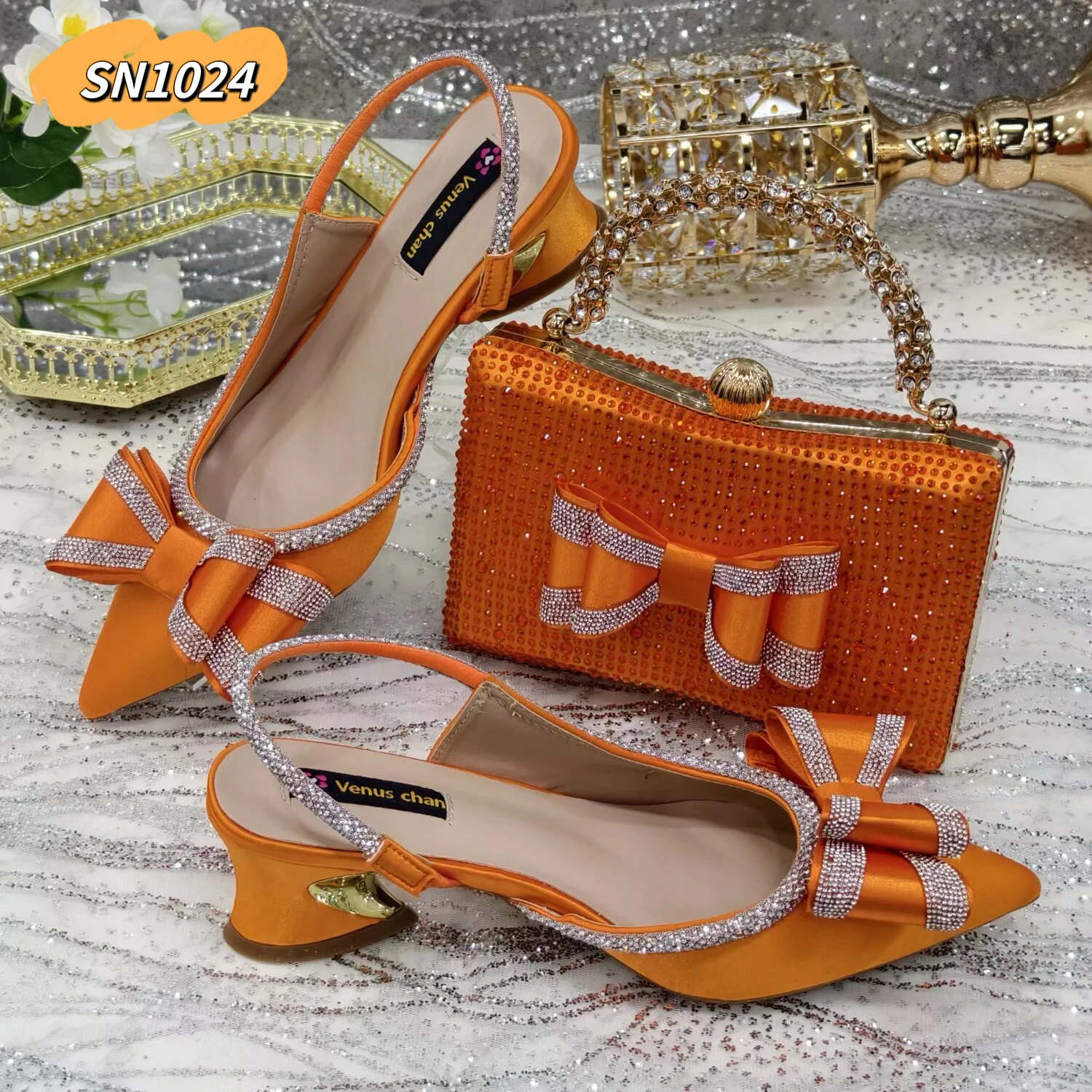 Bag Set Orange Heels And Matching Bag Shop Our Elegant Yellow