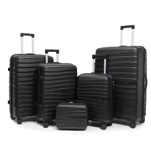 Best Quality Large Luxury Travel Trolley Suitcase Polypropylene PP Modern Design Globally Exported Wheels Included Wholesale
