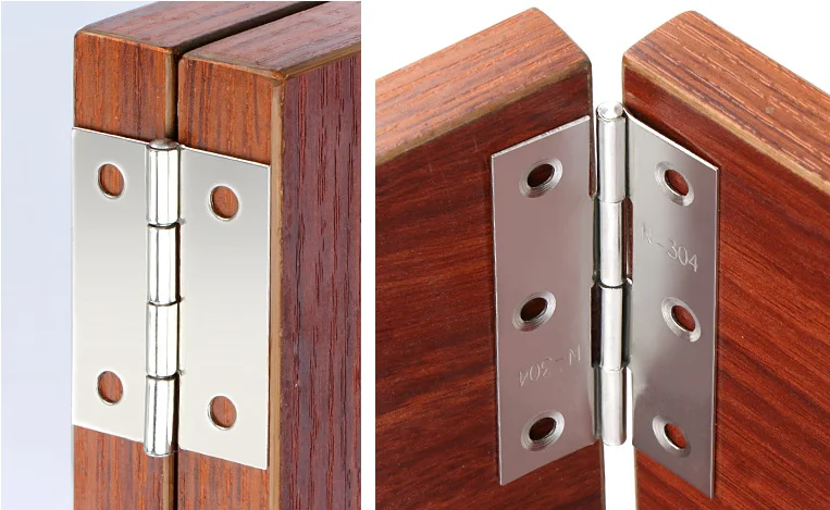 2 Inch Swing Door Hinges - Durable Traditional Style Iron