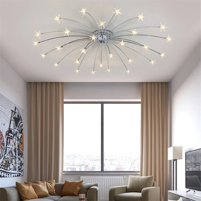 Ceiling Light LED Dimmable Living Room Lamp With Remote Control Light Color/Brightness Adjustable Ring Acrylic Shade Kitchen Bedroom Lamp Dining Room - View #8