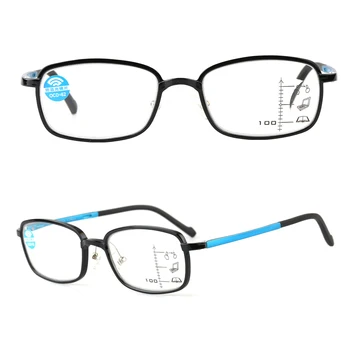 U1818 wholesale custom logo fancy pc progressive multifocal reading glasses