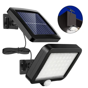 Vertak 5M Cable Length 3W Solar Led Wall Lamp IP65 Outdoor Wall Lights With Motion Sensor