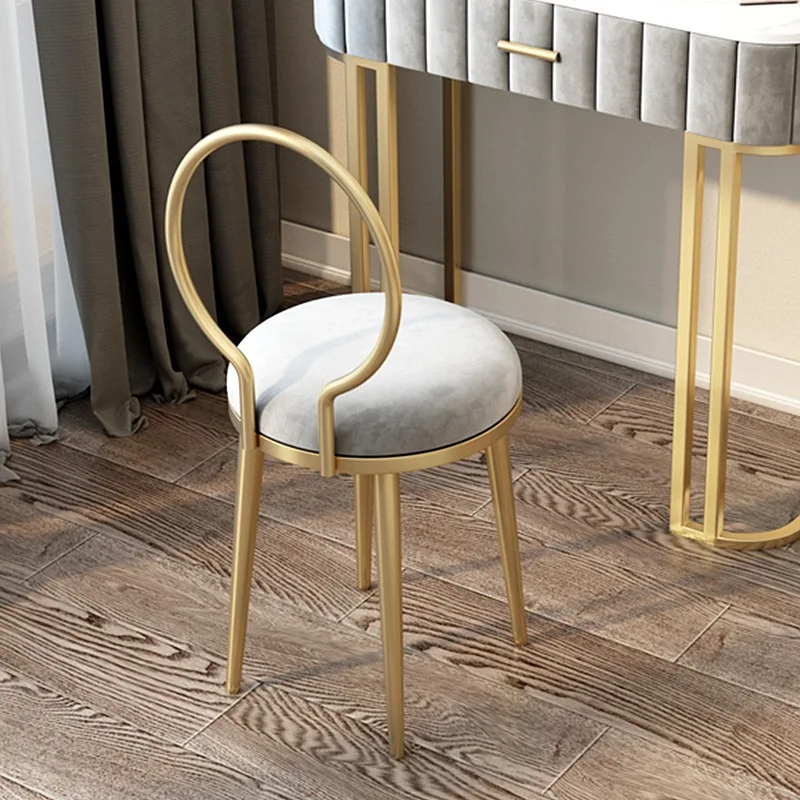 Leather Velvet Dining Chair - Heavy Duty Makeup Artist Chair