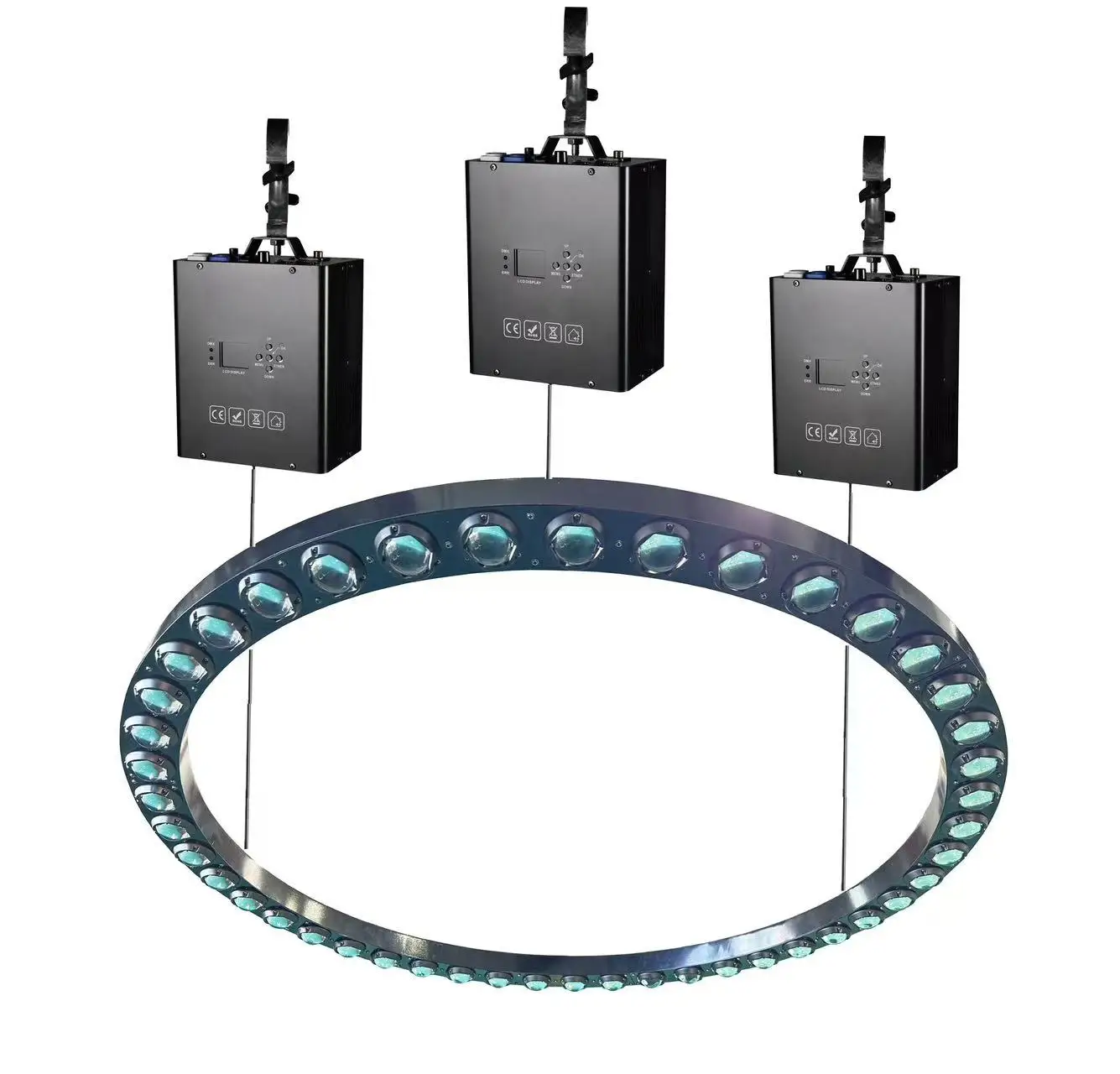 8KG Led Kinetic Lighting Beam Ring for DJ Disco Clubs