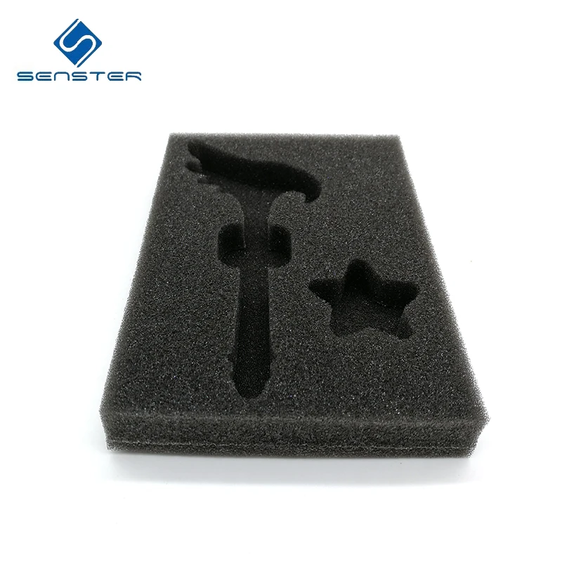 High Density Polyurethane Ring Box Foam Insert Pads Tray Custom Cutting PU sponge foam tray