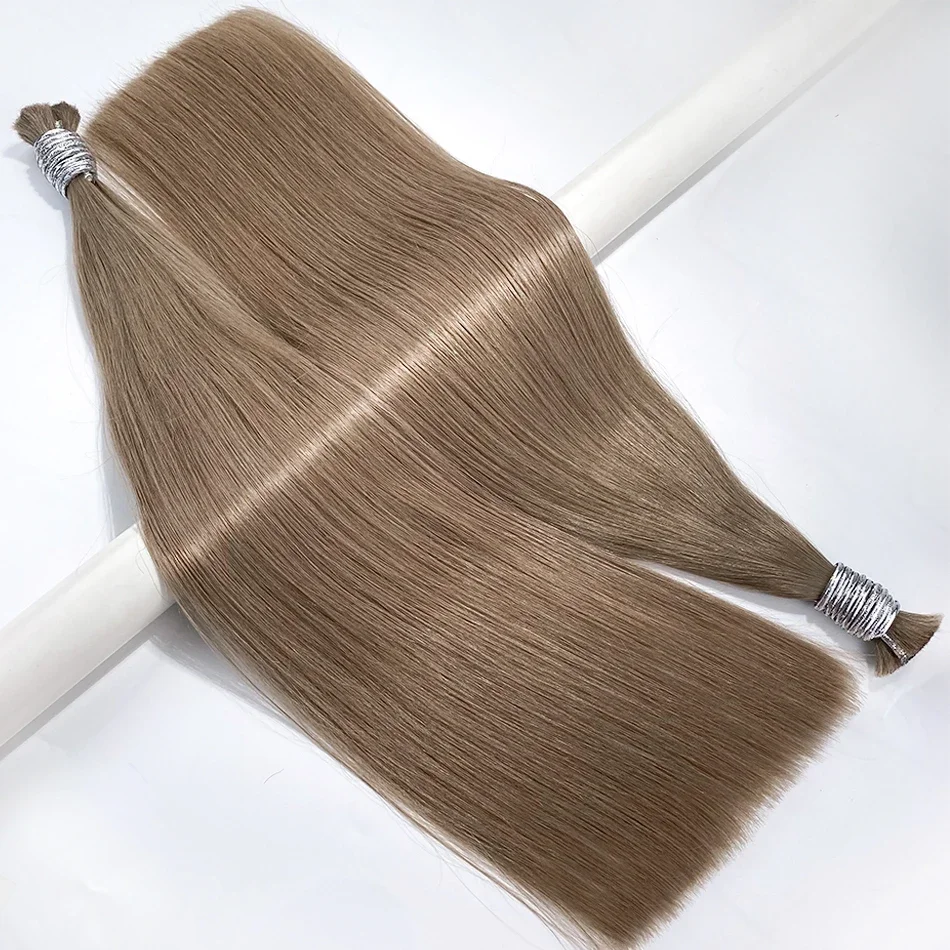 Virgin Human Hair Bulk til fletning Extensiones Cabelo Humano_voghion.com