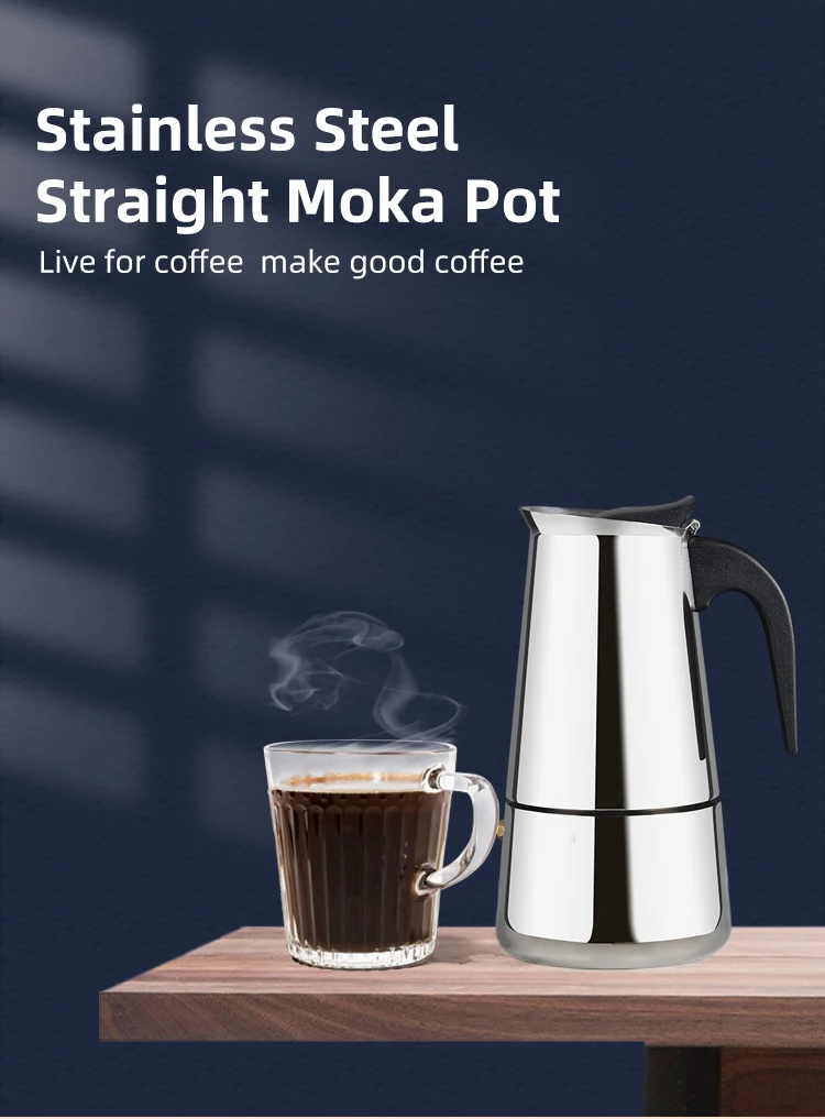 Top Selling Coffee Makers Stainless Steel Cafetera Espresso Italian