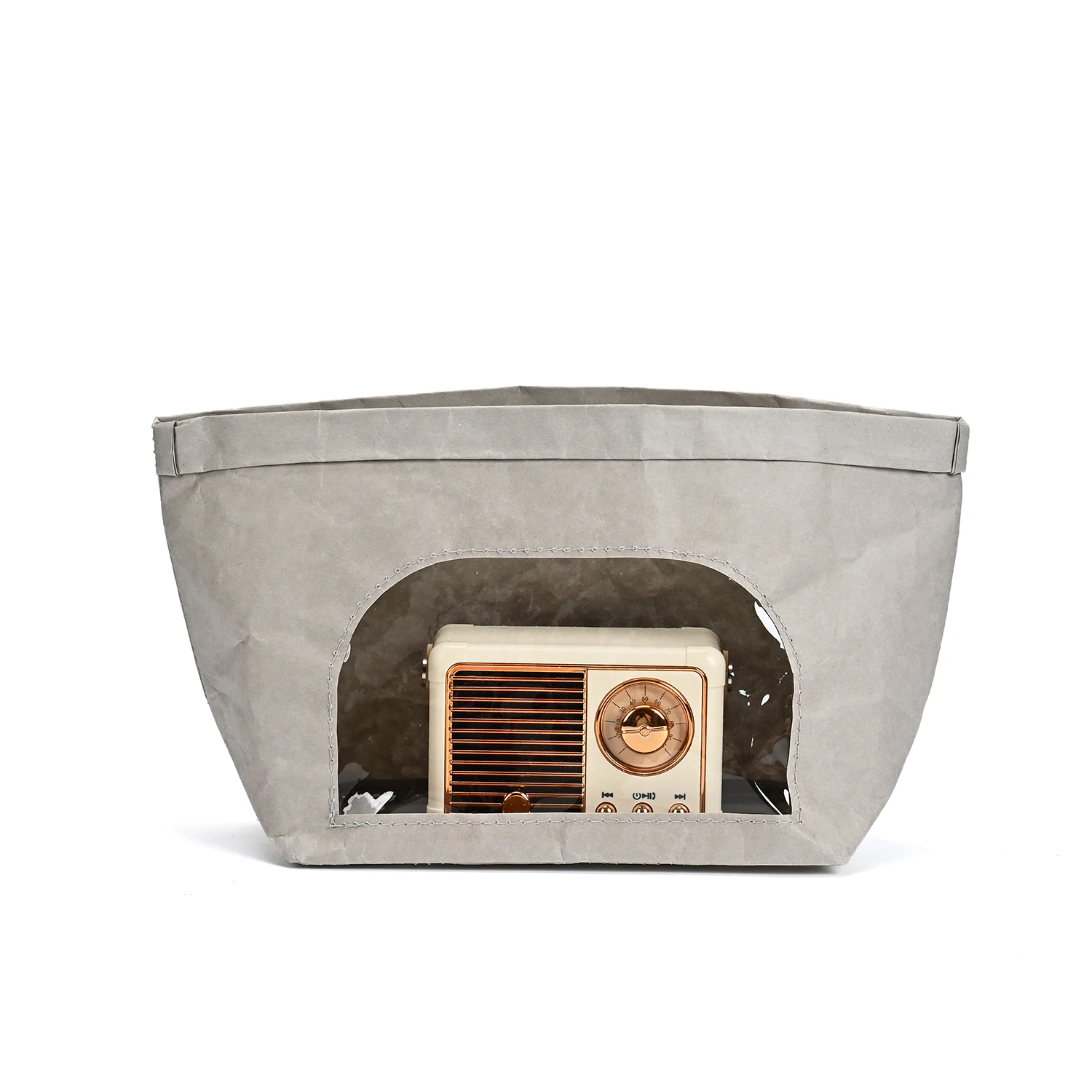 Best-Selling Custom Reusable Washable Kraft Paper Tote Case Protectors High Quality Letter Pattern Shopping Bags manufacture