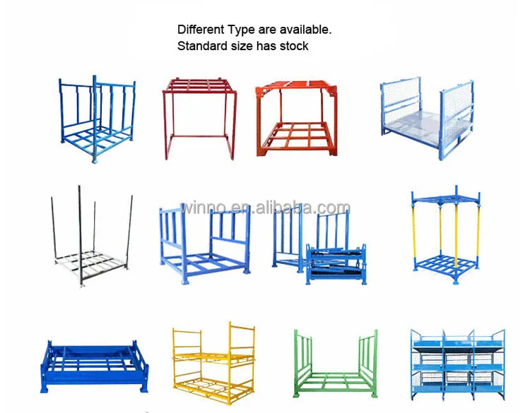 Fda's Rack Customized Warehouse Metal Stacking Shelves Portable Detachable Racks ...