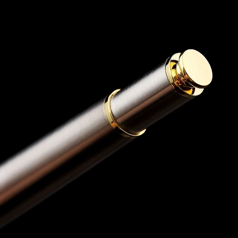High Quality Metal Roller Pen Set Roller Tip Black and Gold Boss Signature Pens with Extra Ink Refills