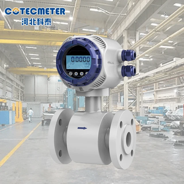High Accuray 4-20ma Digital Water Electromagnetic Flow Meter Magnetic Flowmeter