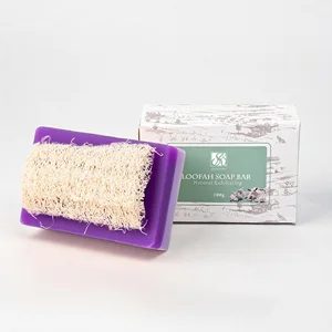 OEM ODM Organic Natural Organic Lavender Essential Oil Soap Handmade Soap for Cleansing Bleaching Whitening Exfoliating
