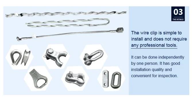 FIBER OPTIC CABLE PREFORMED TENSION SET November 8, 2025 Philippines