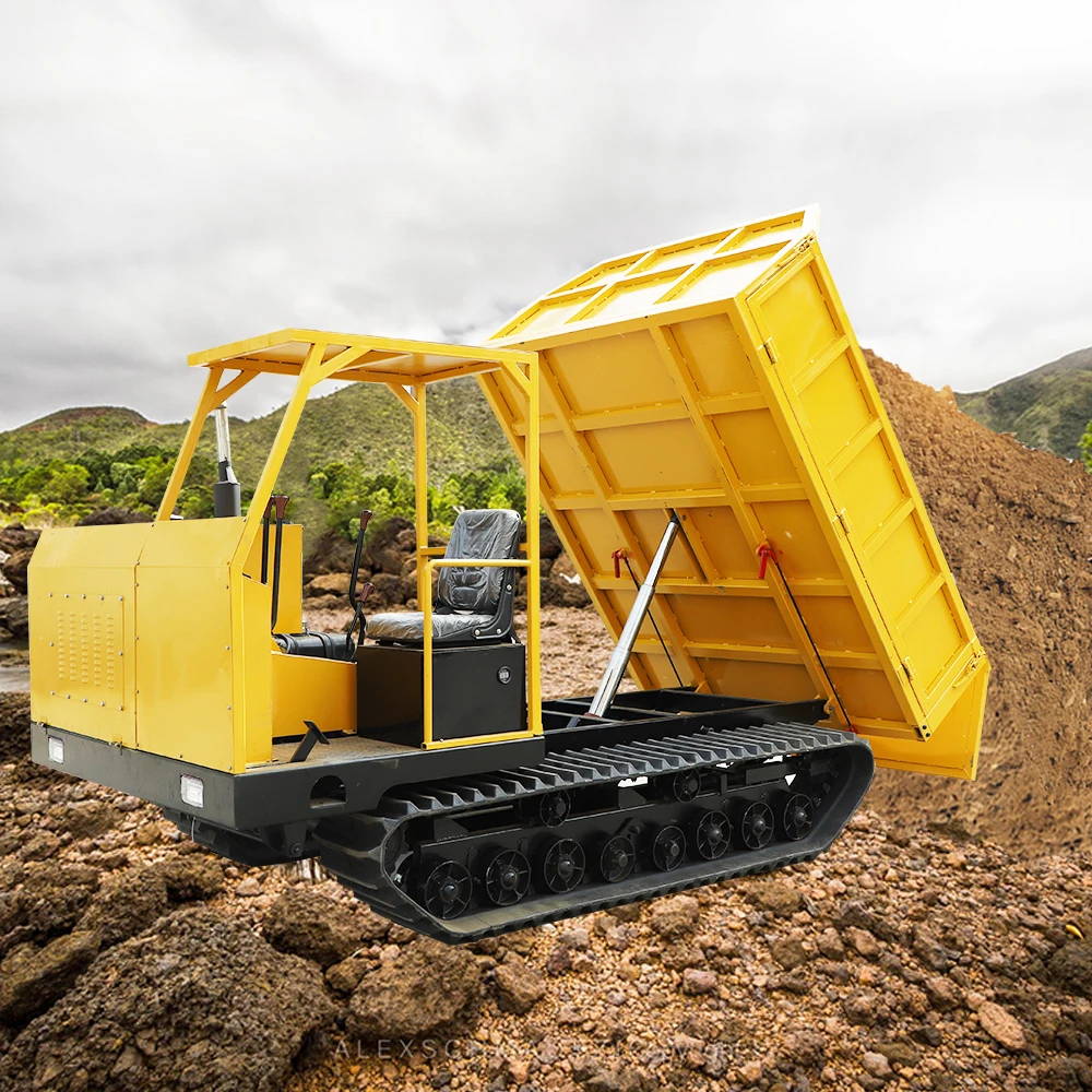 Small Hengwang  HW5000L 5000kg Crawler Carrier Dumper with CE EAC Certificate